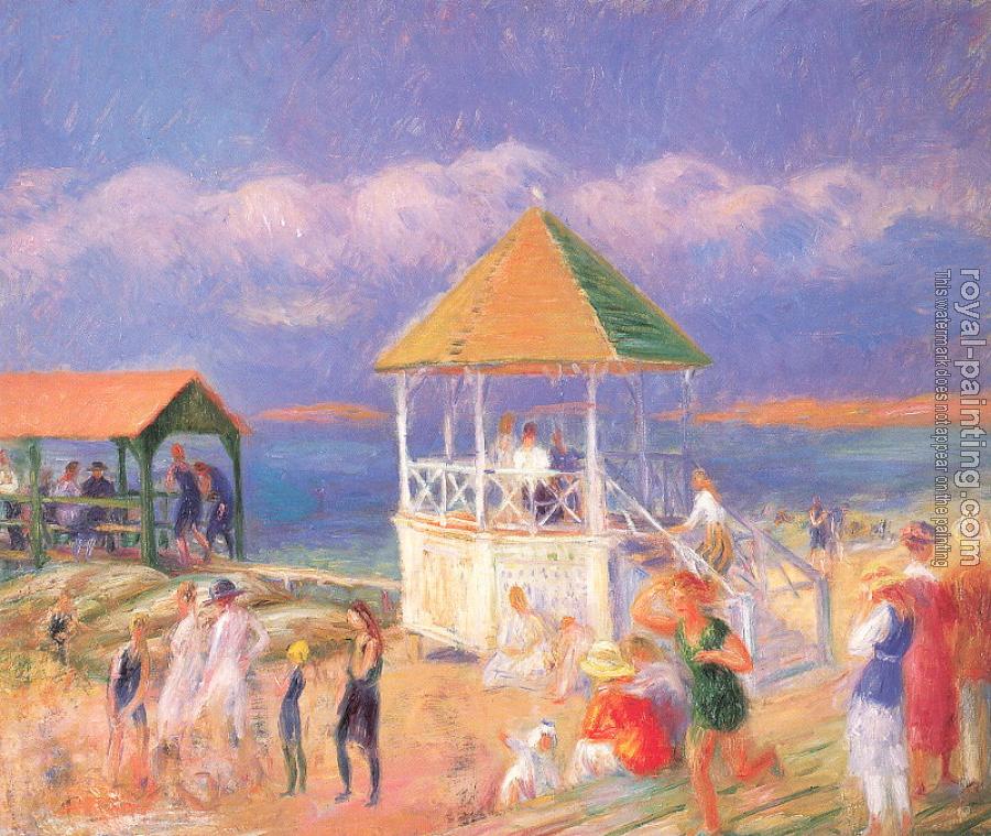 William James Glackens : The Bandstand
